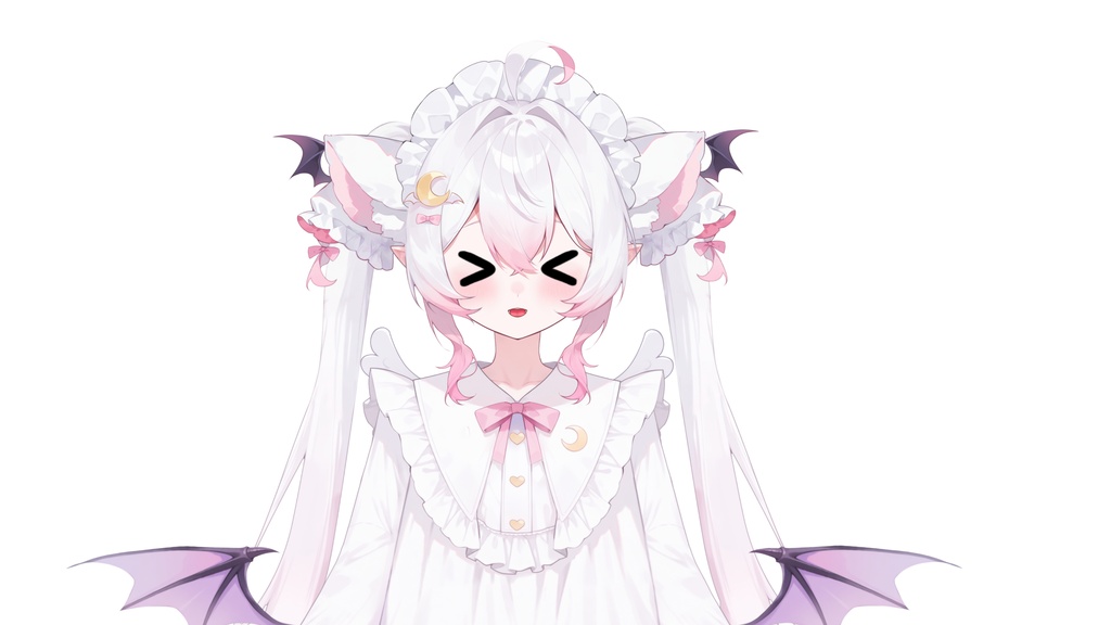 【Live2D汎用モデル】眠眠・小悪魔ガール・多表情対応・VTube Studio対応 | Soft Sleepy Demon Girl Live2D Model