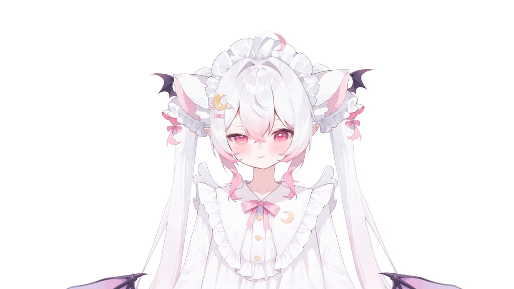 【Live2D汎用モデル】眠眠・小悪魔ガール・多表情対応・VTube Studio対応 | Soft Sleepy Demon Girl Live2D Model