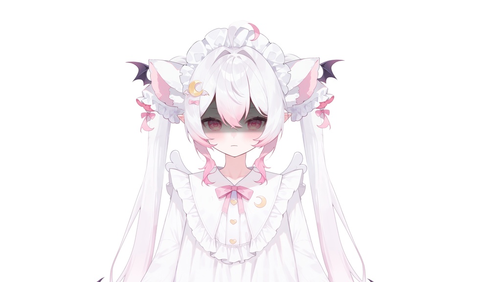 【Live2D汎用モデル】眠眠・小悪魔ガール・多表情対応・VTube Studio対応 | Soft Sleepy Demon Girl Live2D Model