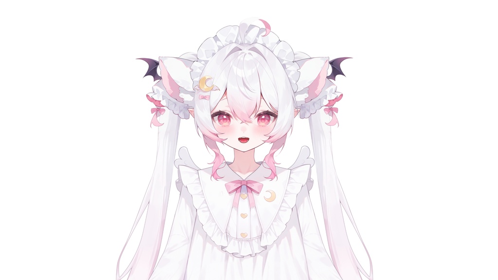【Live2D汎用モデル】眠眠・小悪魔ガール・多表情対応・VTube Studio対応 | Soft Sleepy Demon Girl Live2D Model