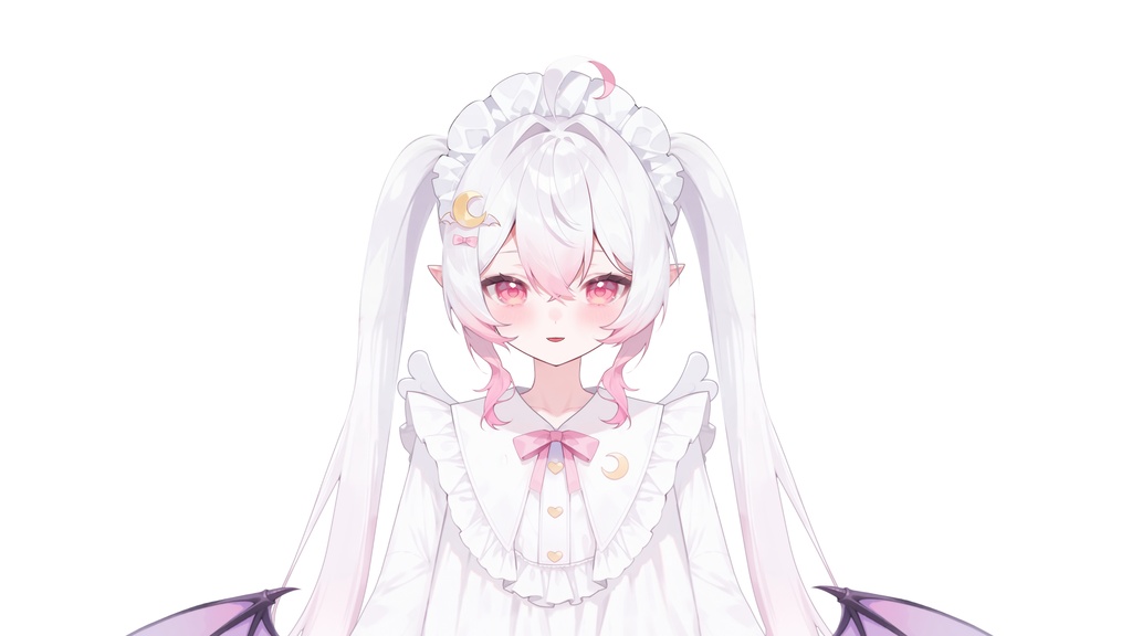 【Live2D汎用モデル】眠眠・小悪魔ガール・多表情対応・VTube Studio対応 | Soft Sleepy Demon Girl Live2D Model