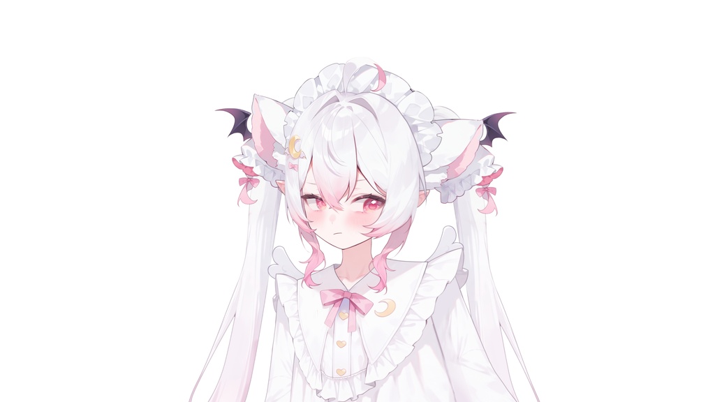 【Live2D汎用モデル】眠眠・小悪魔ガール・多表情対応・VTube Studio対応 | Soft Sleepy Demon Girl Live2D Model