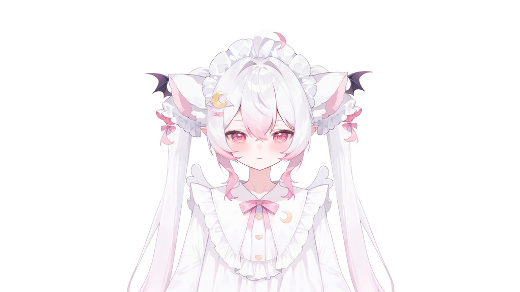 【Live2D汎用モデル】眠眠・小悪魔ガール・多表情対応・VTube Studio対応 | Soft Sleepy Demon Girl Live2D Model