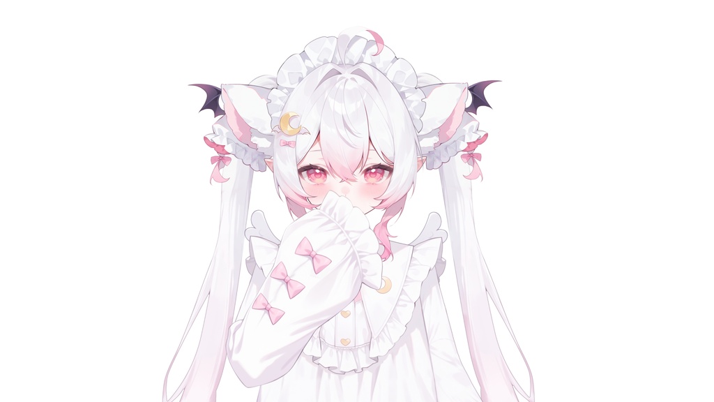 【Live2D汎用モデル】眠眠・小悪魔ガール・多表情対応・VTube Studio対応 | Soft Sleepy Demon Girl Live2D Model