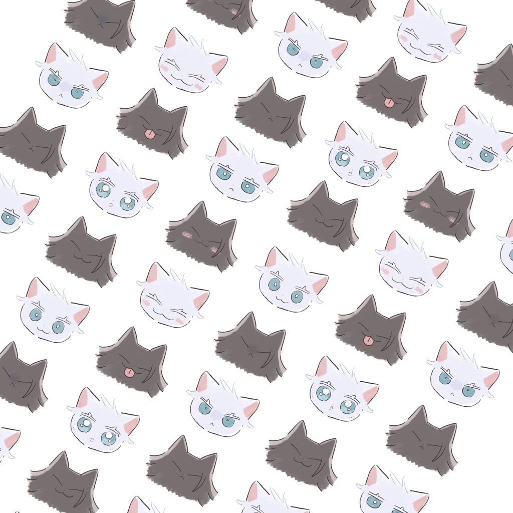 ねこごげタオル(喜怒哀楽楽ver.)