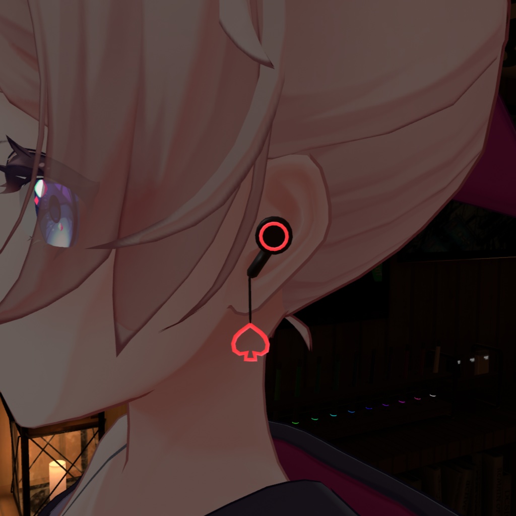 イヤリング風 イヤホン