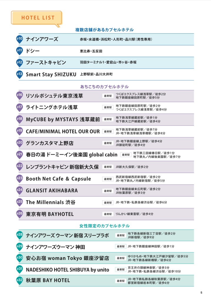 【GCC31大阪新刊】東京のカプセルホテルあちこち泊まってみたレポート
