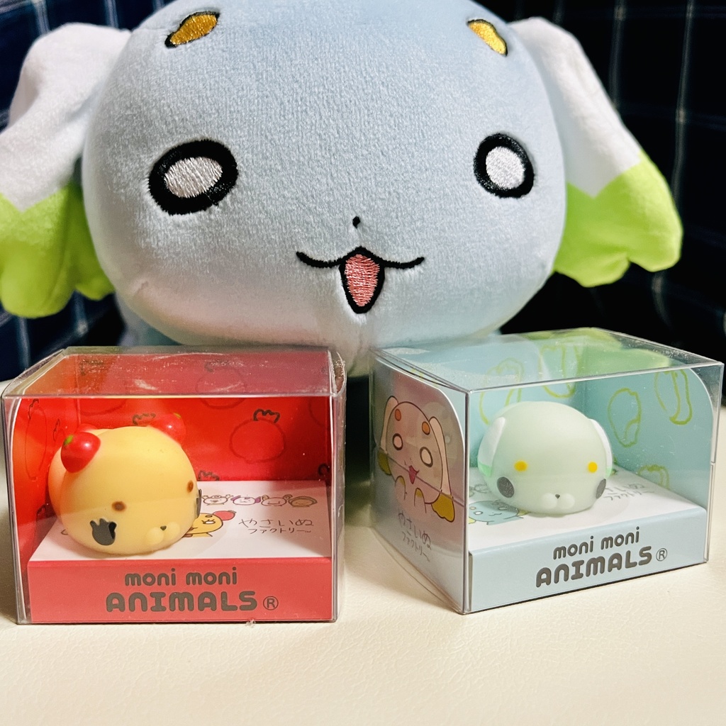 やさいぬ×もにまるず®︎コラボフィギュア(はっくん・とまよ)