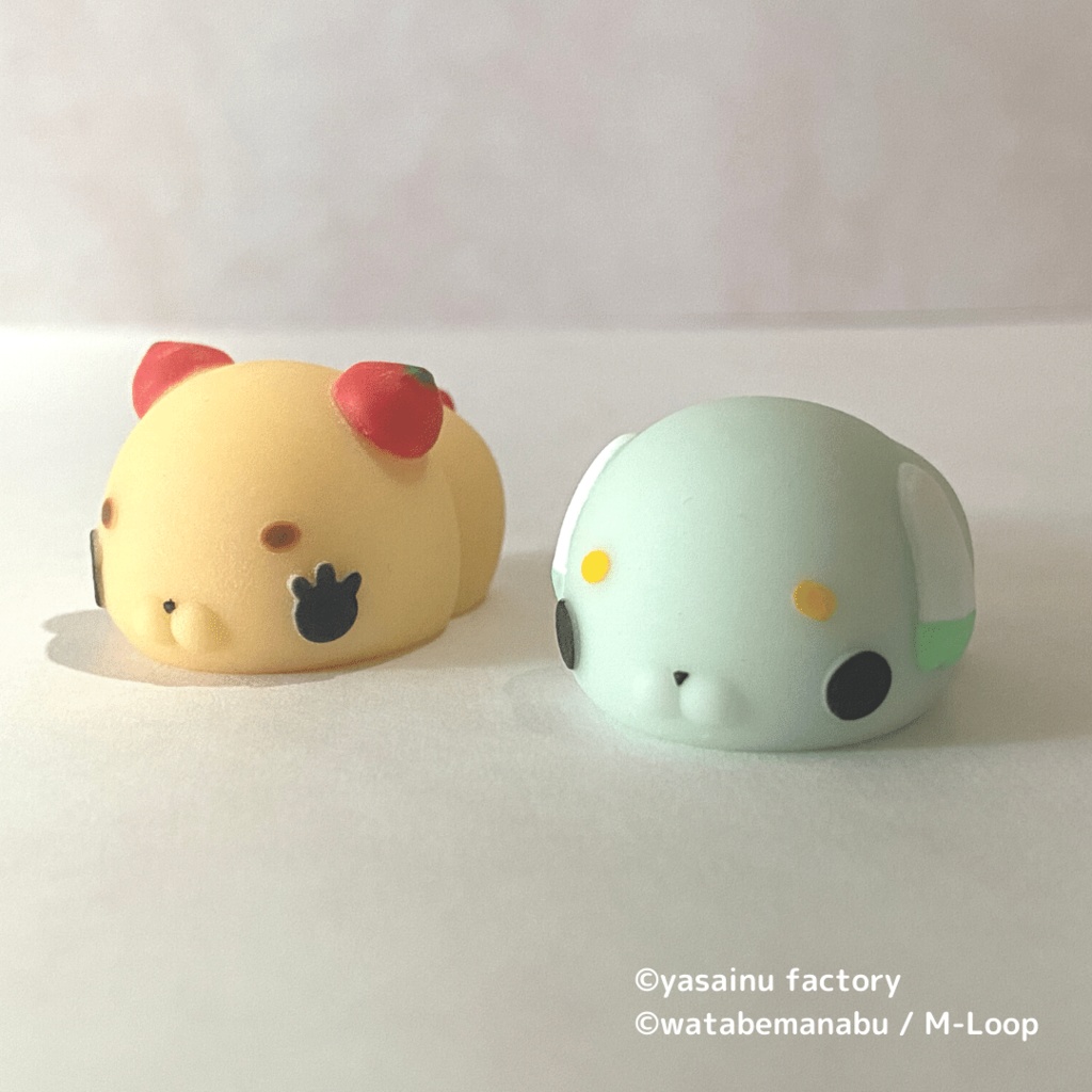 やさいぬ×もにまるず®︎コラボフィギュア(はっくん・とまよ)