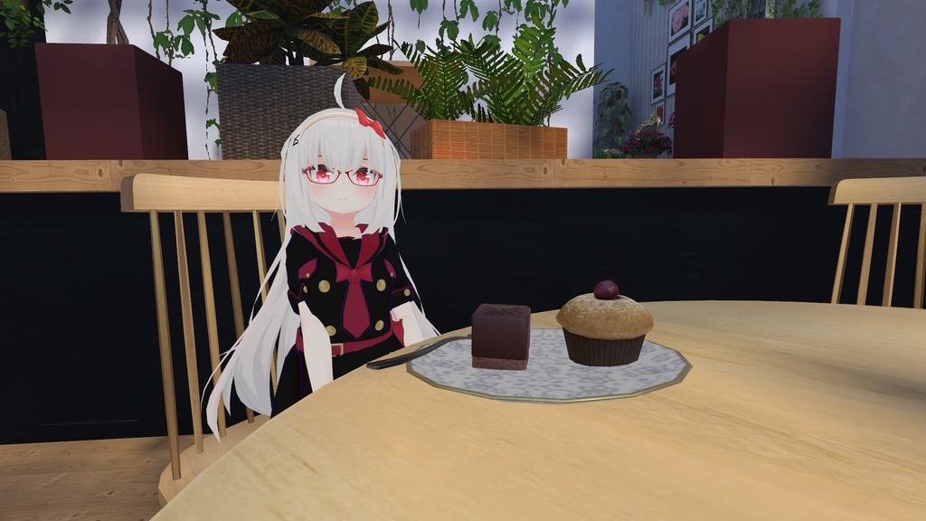 《15アバター対応衣装》アクアマリンワンピース