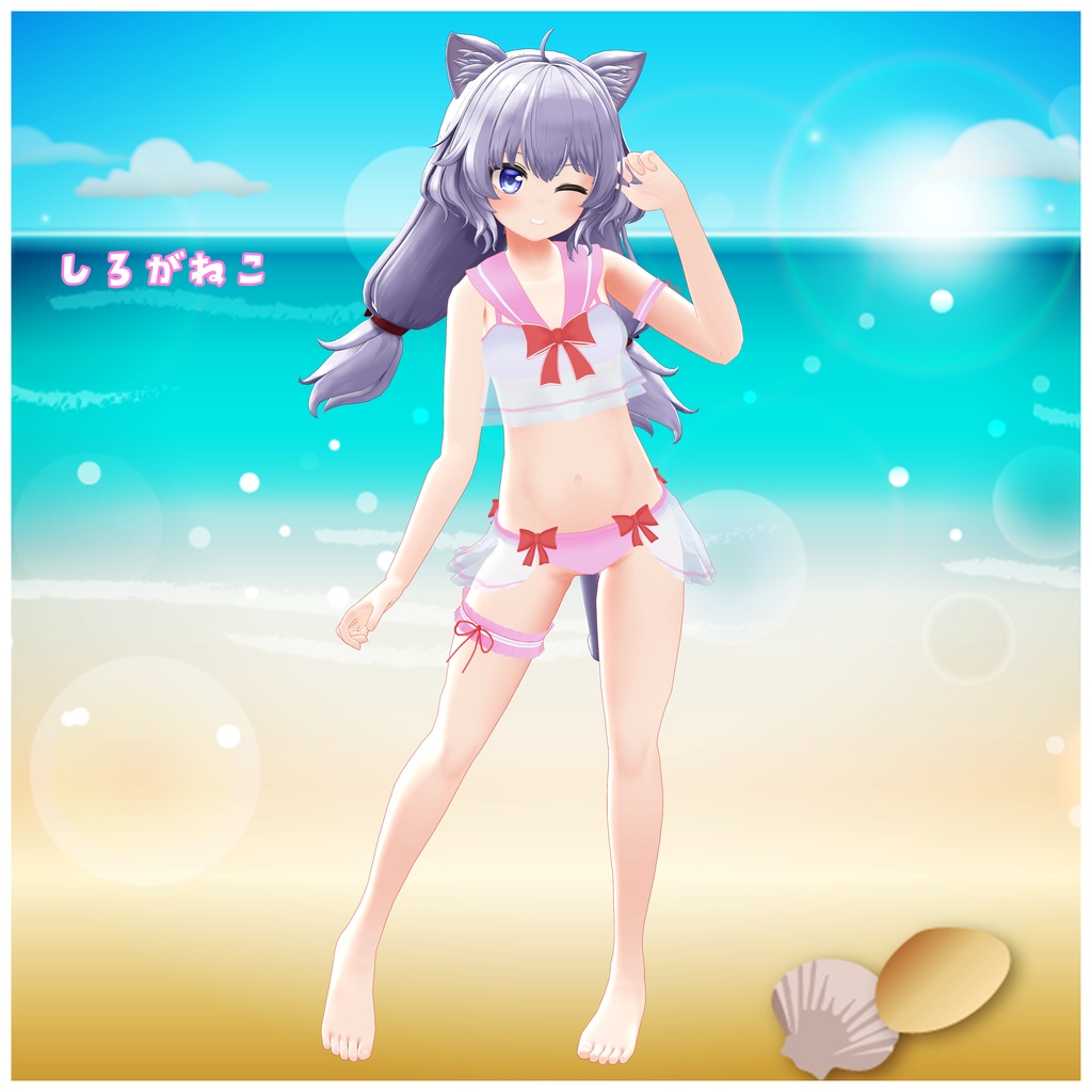 《14アバター対応衣装》ワッフルロリスイム