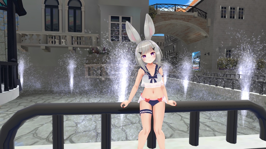 《14アバター対応衣装》ワッフルロリスイム