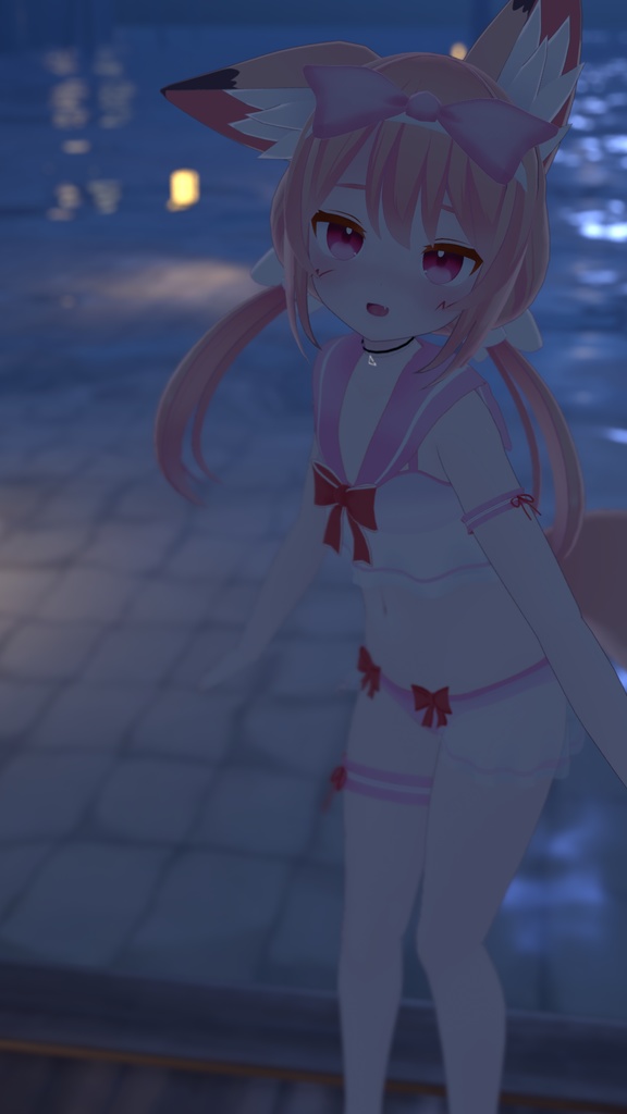 《14アバター対応衣装》ワッフルロリスイム