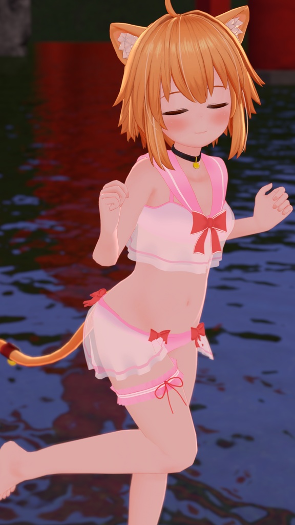 《14アバター対応衣装》ワッフルロリスイム