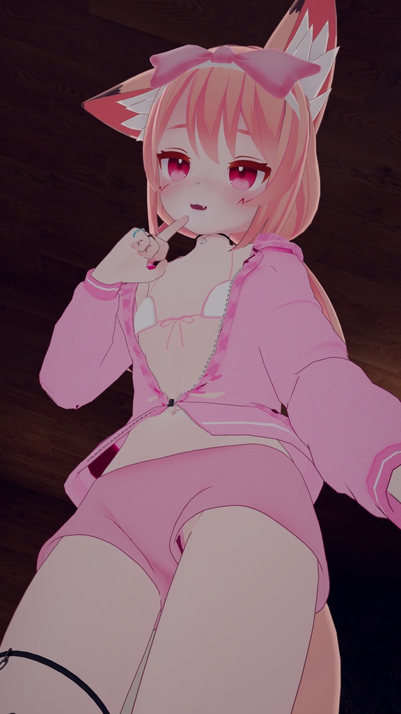 《14アバター対応衣装》ミルキービキニパーカー