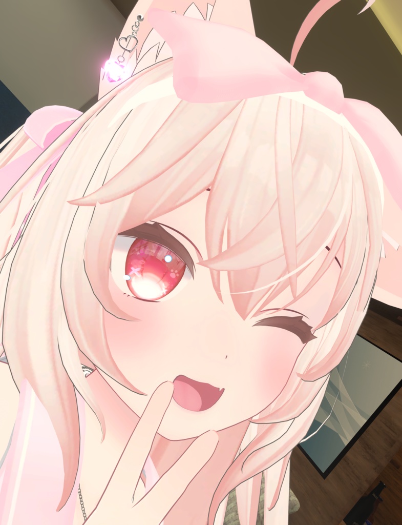 3Dアクセサリー『ハートレスラブイヤリング』