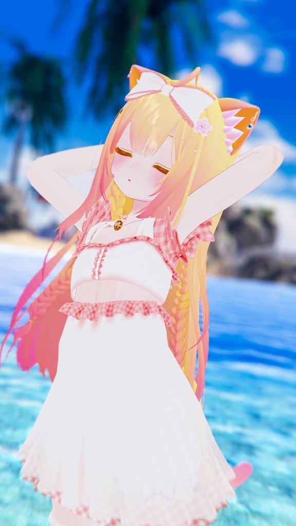 《11アバター対応衣装》渚のマーメイドワンピース