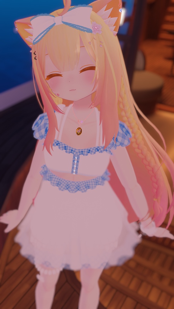 《11アバター対応衣装》渚のマーメイドワンピース