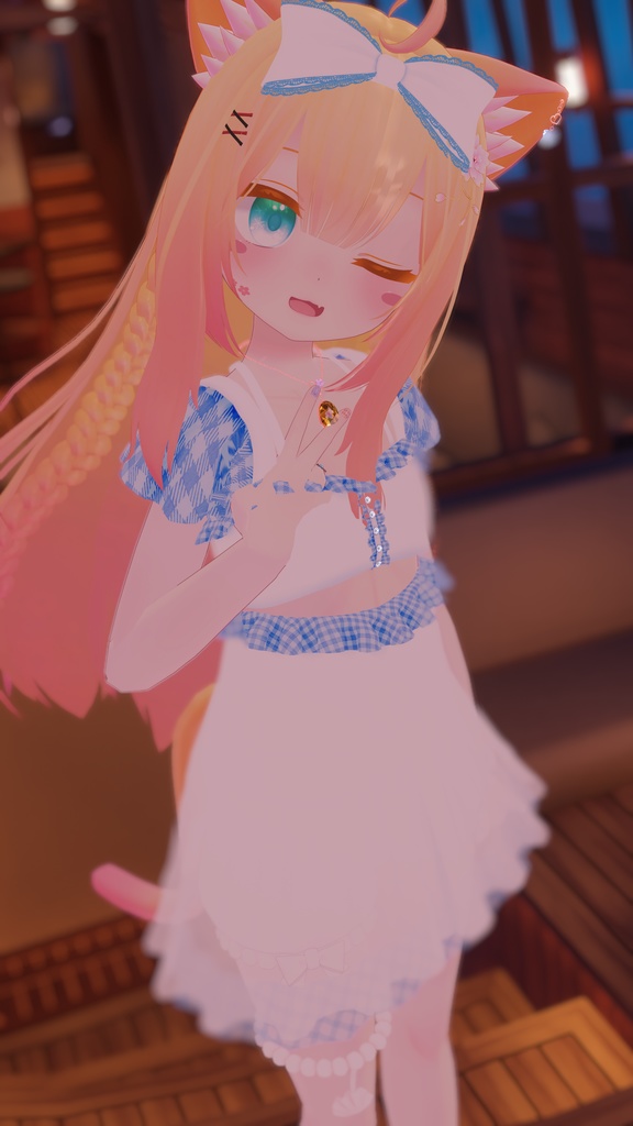 《11アバター対応衣装》渚のマーメイドワンピース