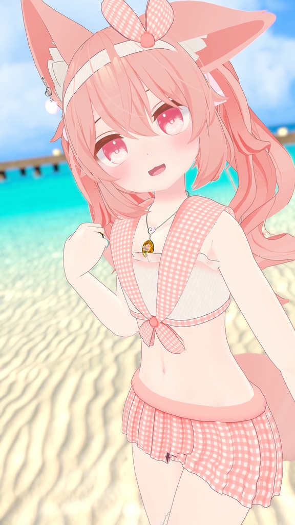 《10アバター対応衣装》キャンディセーラースイム