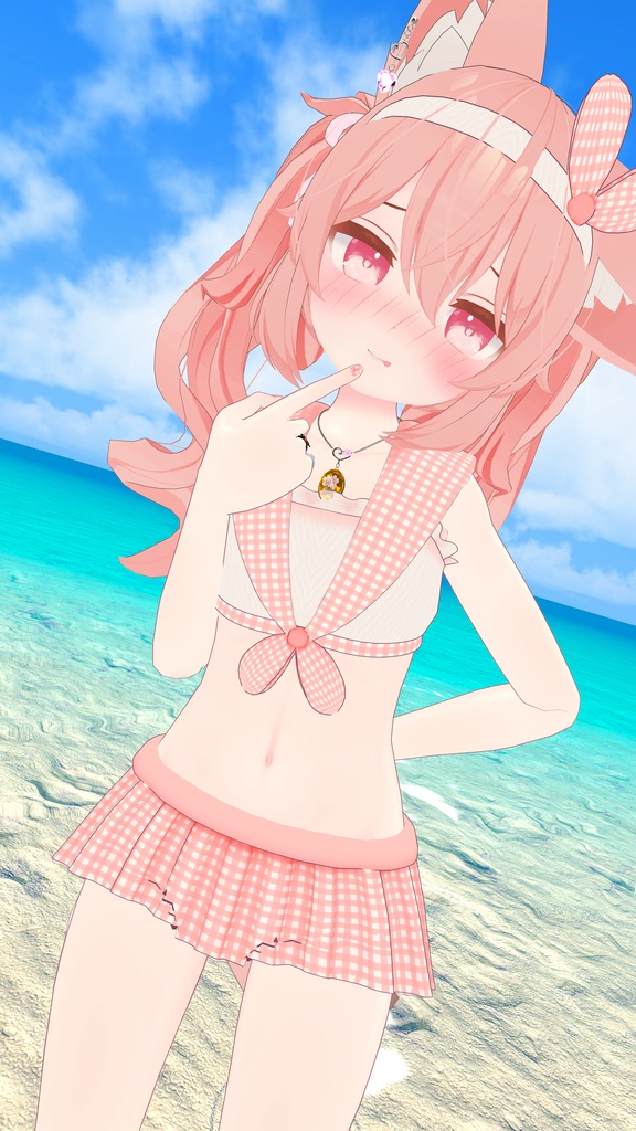 《10アバター対応衣装》キャンディセーラースイム