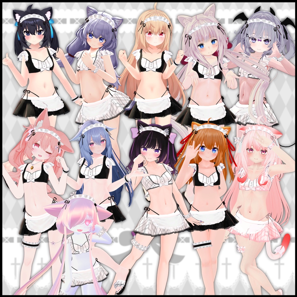 《14アバター対応衣装》リナリーラブメイド