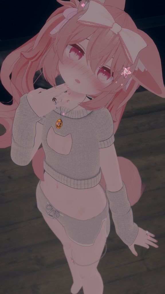 《12アバター対応衣装》ねこねこルームウェア