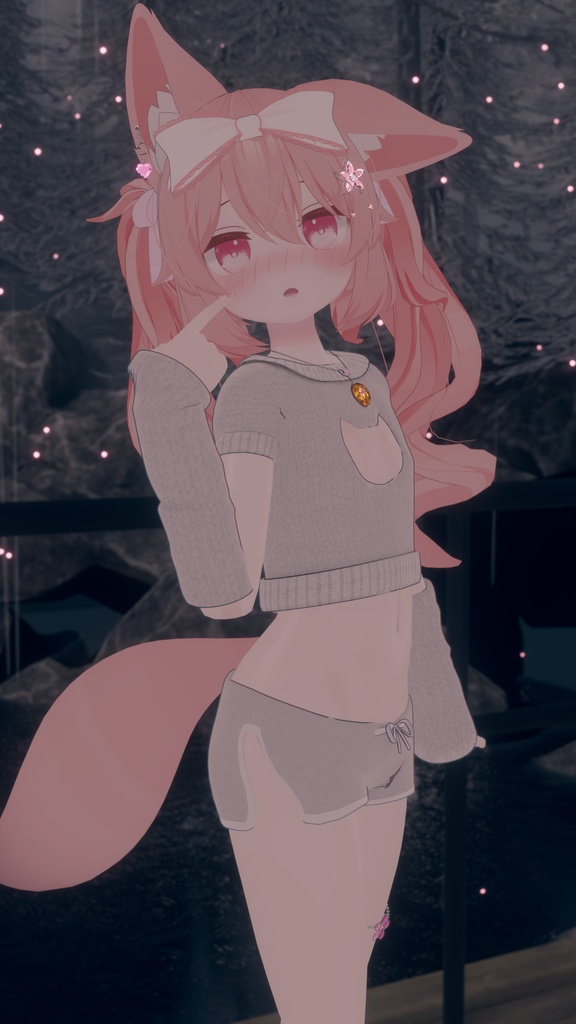 《12アバター対応衣装》ねこねこルームウェア