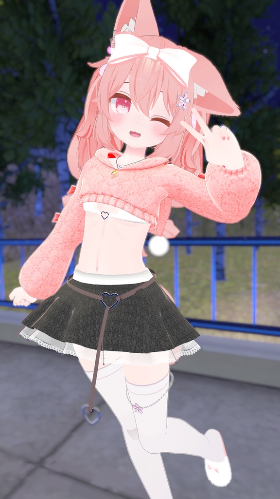 《14アバター対応衣装》こあくまニット