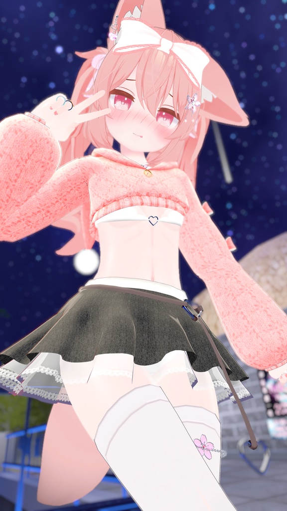 《14アバター対応衣装》こあくまニット