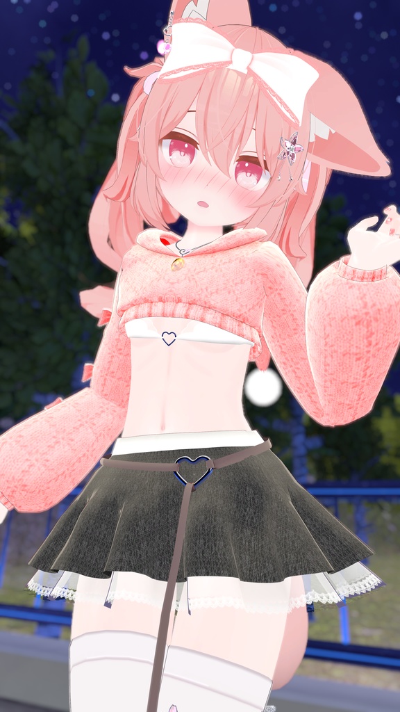 《14アバター対応衣装》こあくまニット