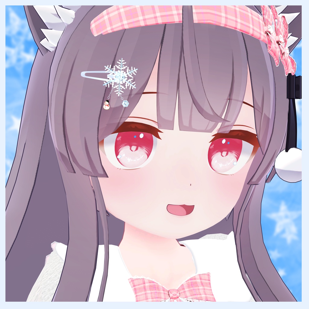 3Dヘアアクセサリー『CrystalSnowJewe』