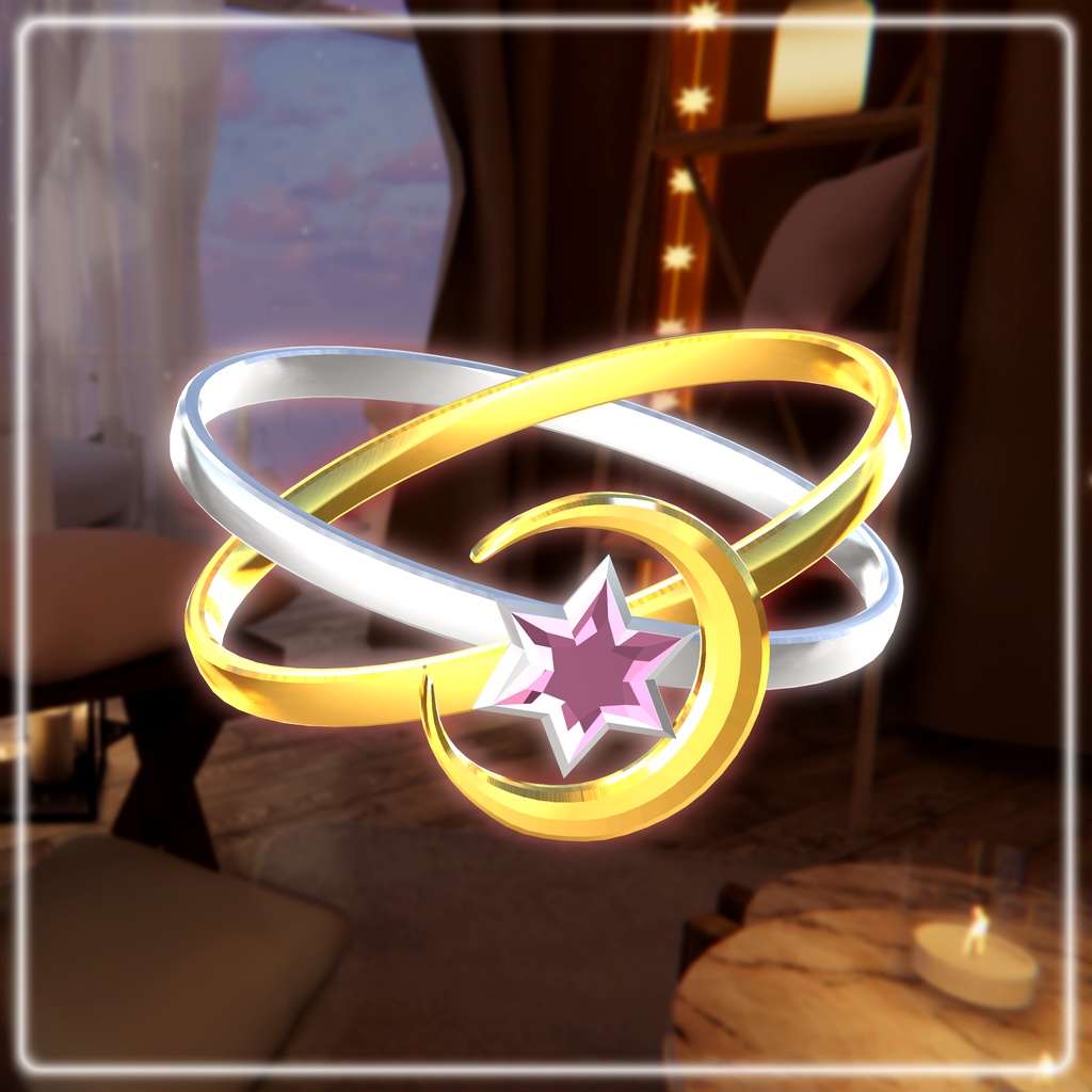 3Dアクセサリー『StarDustRing』