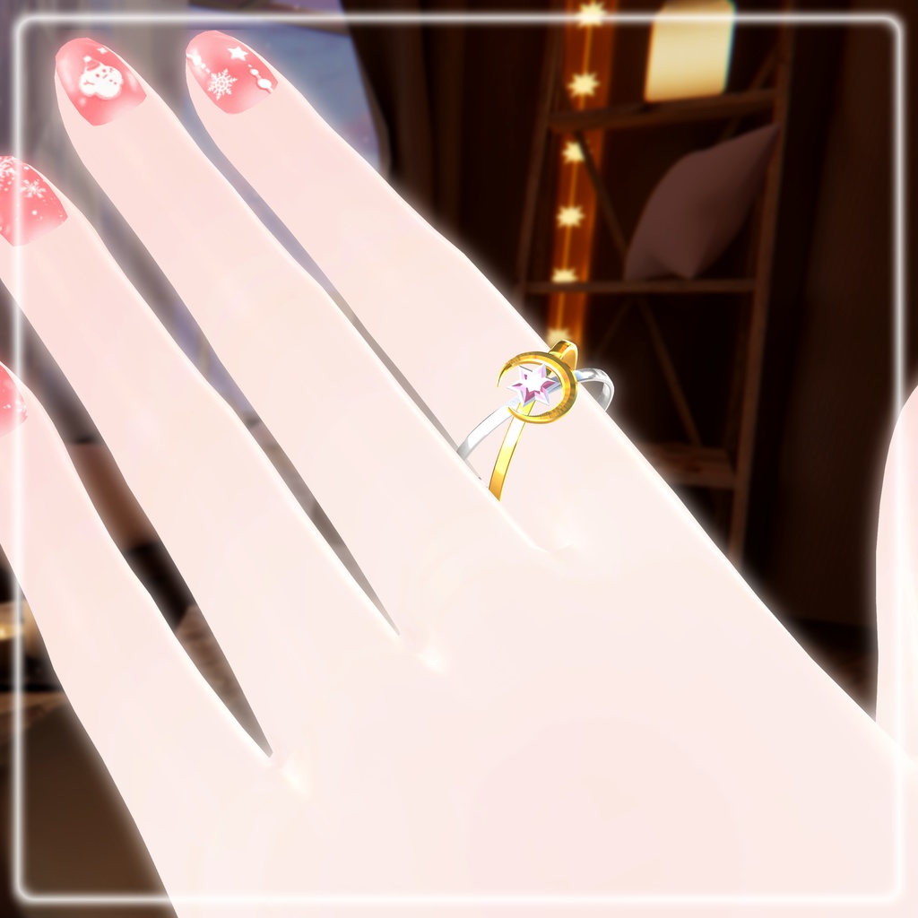 3Dアクセサリー『StarDustRing』