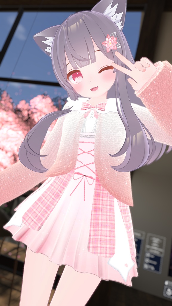 3Dヘアアクセサリー『LotusClearOrnaments』