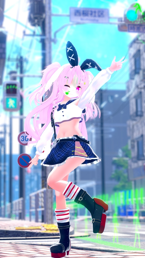 《15アバター対応衣装》LovelessRabbit