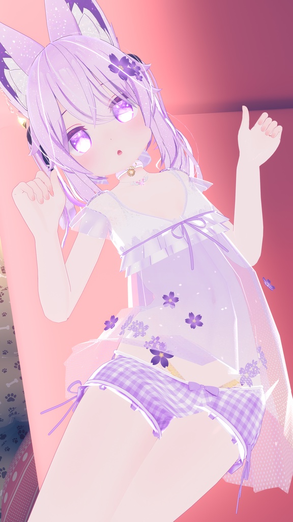 《16アバター対応衣装》すけすけ!? サクラフェアリーワンピース