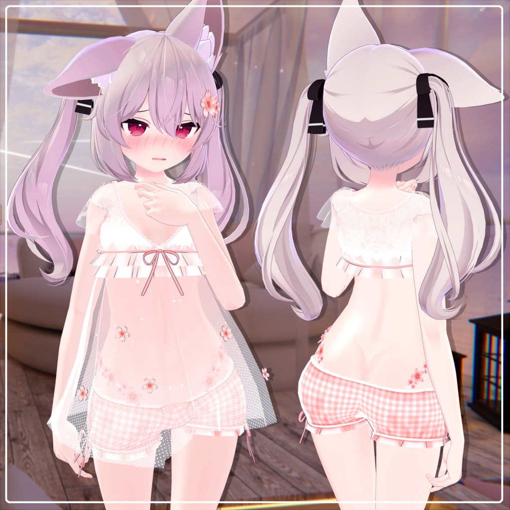 《16アバター対応衣装》すけすけ!? サクラフェアリーワンピース