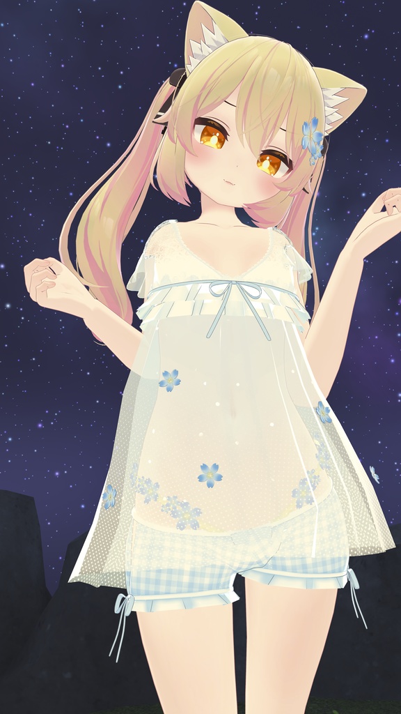 《16アバター対応衣装》すけすけ!? サクラフェアリーワンピース