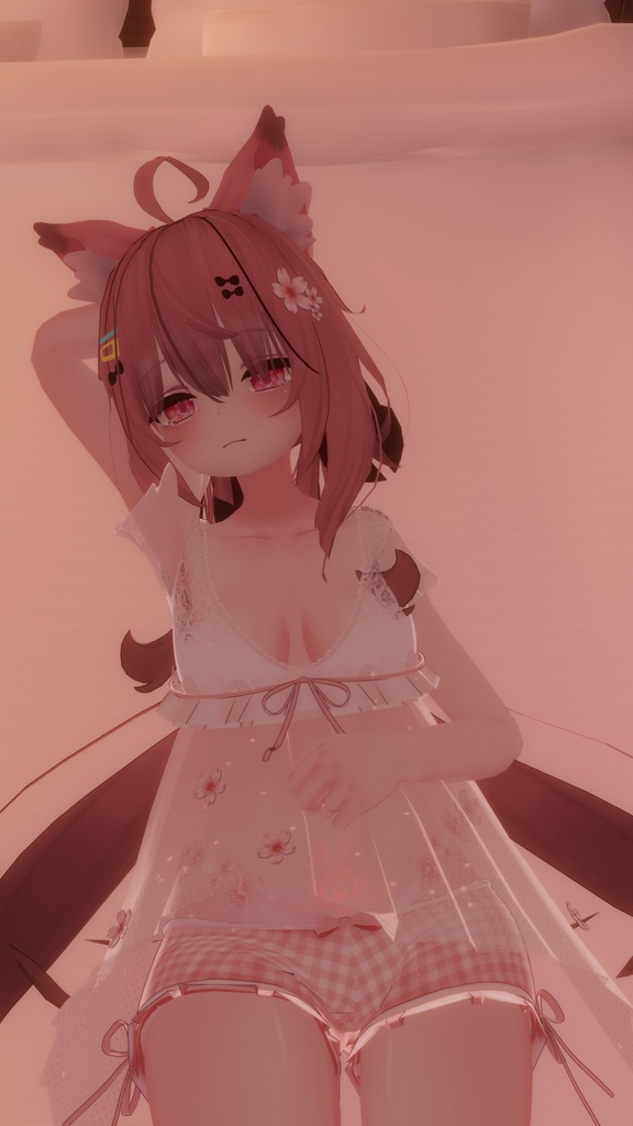 《16アバター対応衣装》すけすけ!? サクラフェアリーワンピース