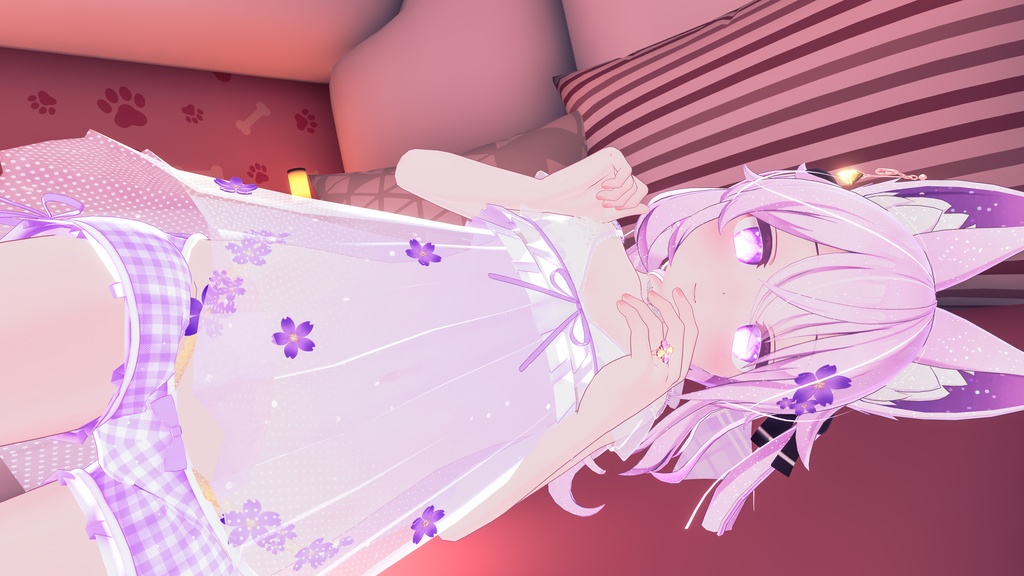 《16アバター対応衣装》すけすけ!? サクラフェアリーワンピース