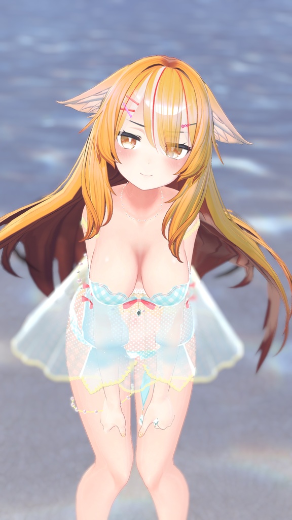 《23アバター対応衣装》ひらひらっフローラルスイム♪