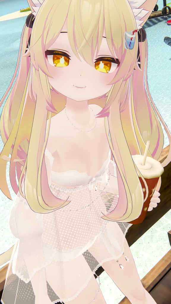 《23アバター対応衣装》ひらひらっフローラルスイム♪