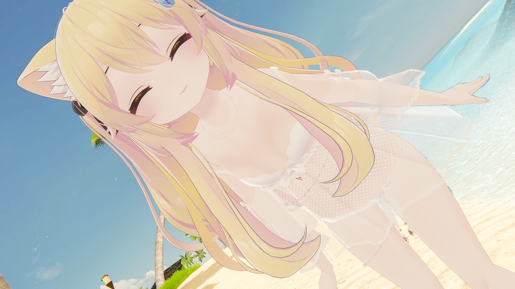 《23アバター対応衣装》ひらひらっフローラルスイム♪