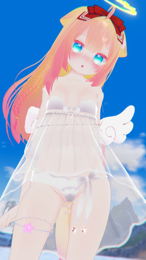 《23アバター対応衣装》ひらひらっフローラルスイム♪