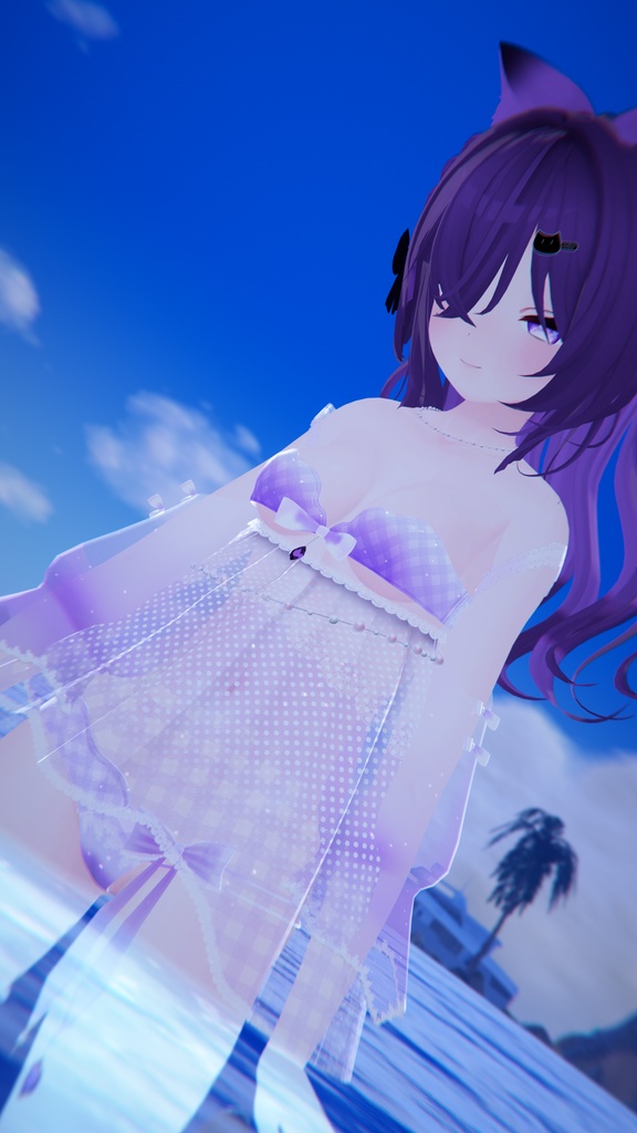 《23アバター対応衣装》ひらひらっフローラルスイム♪