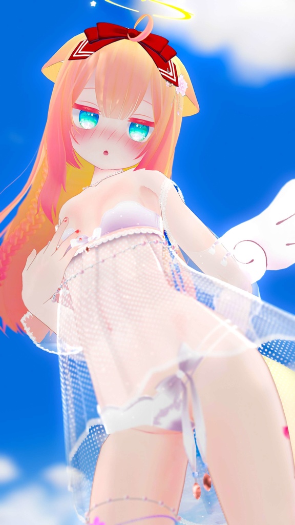 《23アバター対応衣装》ひらひらっフローラルスイム♪