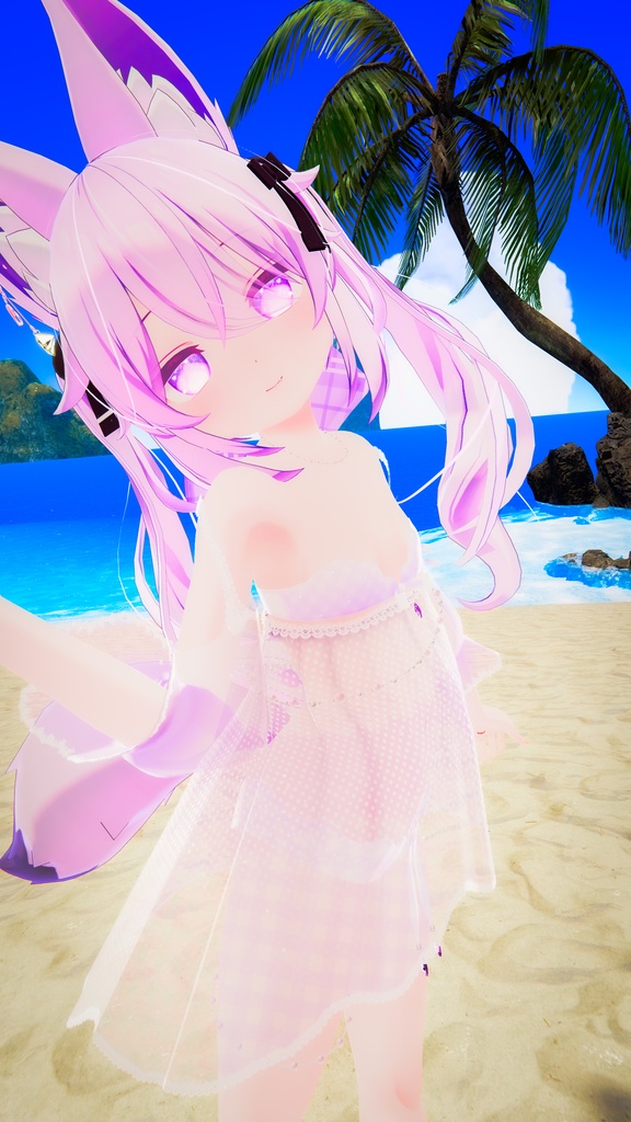 《23アバター対応衣装》ひらひらっフローラルスイム♪