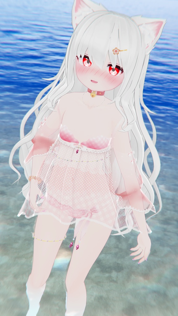 《23アバター対応衣装》ひらひらっフローラルスイム♪