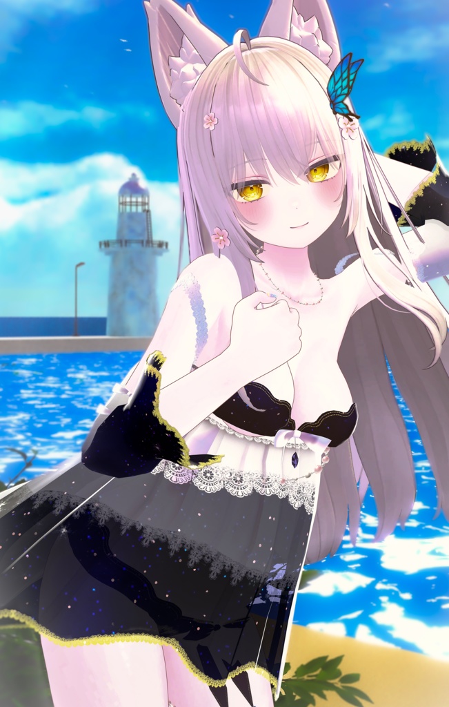 《23アバター対応衣装》ひらひらっフローラルスイム♪